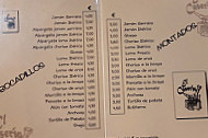 Meson El Caserio Cuenca menu