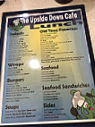 Upside Down Cafe menu