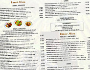 Barolo Italian Cafe menu
