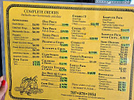 Mel's Fish Chips menu