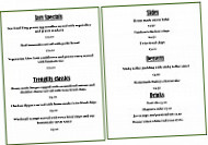 The Trengilly Wartha Inn menu