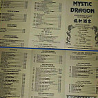 Mystic Dragon menu