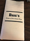 Dave's Place menu