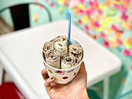 Mr. Puff's Hand-rolled Ice Cream food