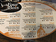 Le Four a Bois menu
