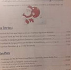 Le Comptoir Bleu menu