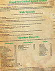 Zara's Mediterranean Kitchen menu