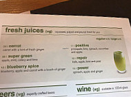 Wagamama menu