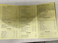 Panda Haven menu