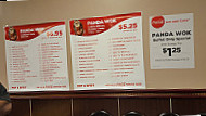 Panda Wok menu