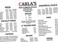 Carla's Pizza menu