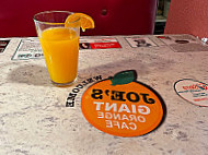 Joes Giant Orange Cafe food