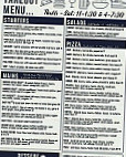 Esca Gourmet Pizza + Bar menu