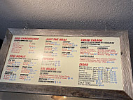 Wagon Wheel Barbecue menu