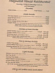Magnolia House menu