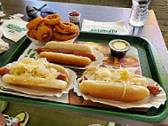 Nathan's Famous Old Town food