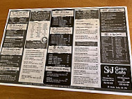S J Gran Cafe menu