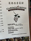 Garden Fresh menu