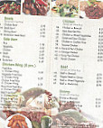 Tokyo Chinese Japanese menu