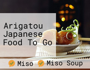Arigatou Japanese Food To Go