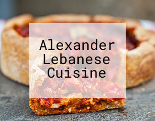 Alexander Lebanese Cuisine
