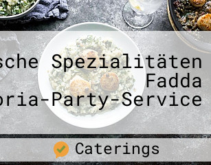 Sardische Spezialitäten Fadda Trattoria-Party-Service