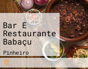 Bar E Restaurante Babaçu
