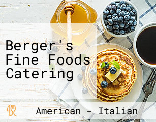 Berger's Fine Foods Catering