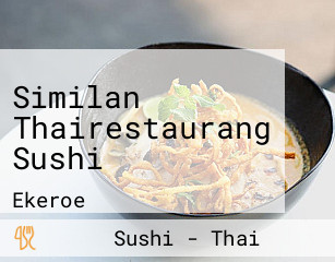Similan Thairestaurang Sushi