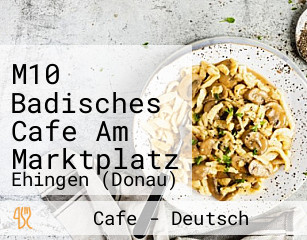 M10 Badisches Cafe Am Marktplatz