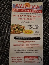 Antalya Pizza Und Dönerhaus