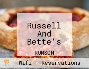 Russell And Bette's