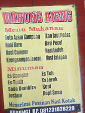 Warung Ajeng Special Masakan Pedas