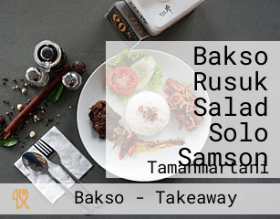 Bakso Rusuk Salad Solo Samson