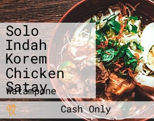 Solo Indah Korem Chicken Satay