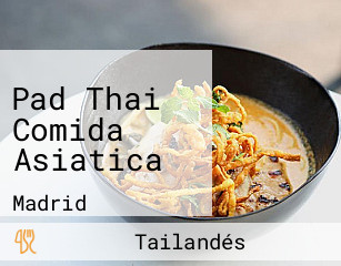 Pad Thai Comida Asiatica