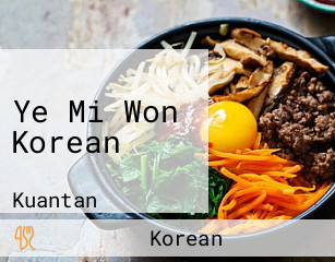 Ye Mi Won Korean