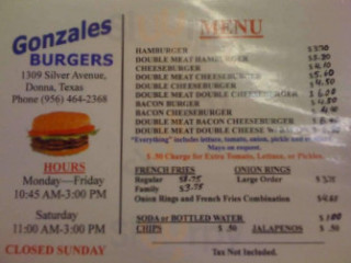 Gonzalez's Burger