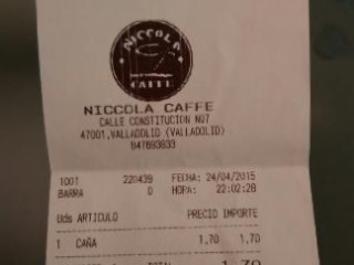 Niccola Caffe Valladolid