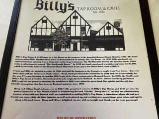 Billy's Tap Room Grill