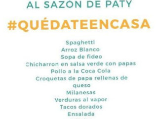 Al Sazón De Paty!
