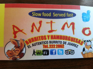 Animo Burritos y Hamburguesas