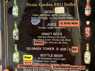 Picnic Garden Bbq Buffet