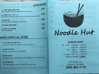 Noodle Hut @edmonds,wa