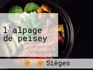 l'alpage de peisey