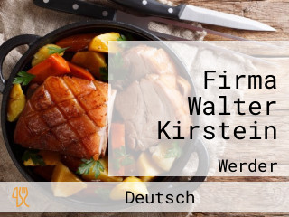 Firma Walter Kirstein