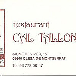 Restaurant Cal Tallon