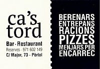 Nou Ca´s Tord Bar-restaurant