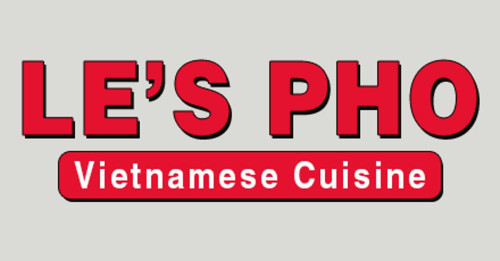 Le's Pho