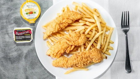 Chicken Tenders With Fries And Soda
